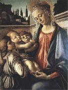 Madonna and Child with two Angels Botticelli